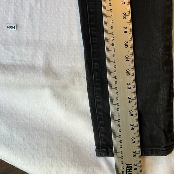 Aeropostale Men Skinny Jeans size 30 x 32 Black Mid Rise Stretch - Picture 3 of 12